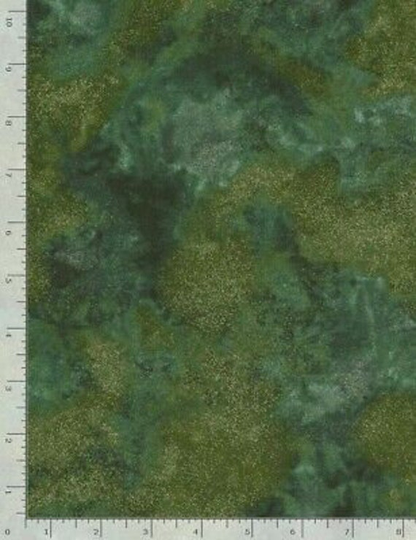 Blender Fabric - Shimmer Metallic Fern Green Timeless Treasures Yard