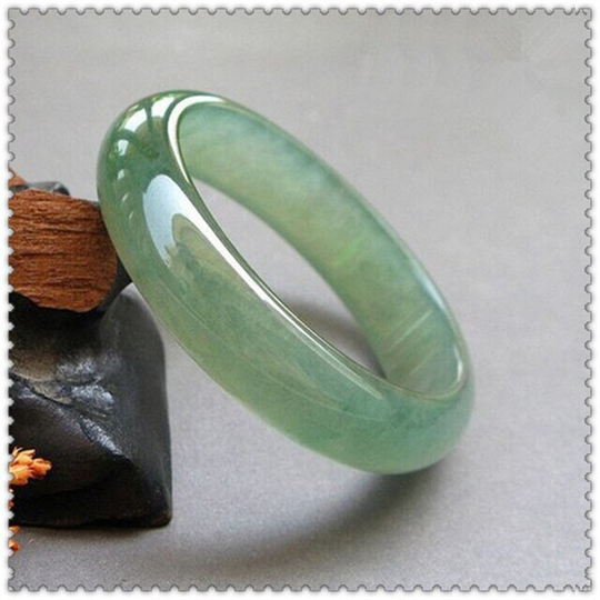 100% Real Green Jade Bangle, Hand-Carve Bracelet, Women Bracelets, Jewelry Jadeite, Certificate