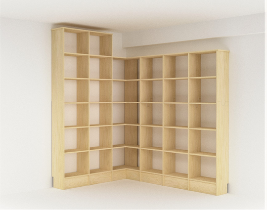 Kat's Floor2Ceiling Corner Shelves