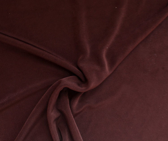 Slinky Polyester Spandex Blend 54" Wide Fabric By The Yard - Brown | 4494F-12J D446.01