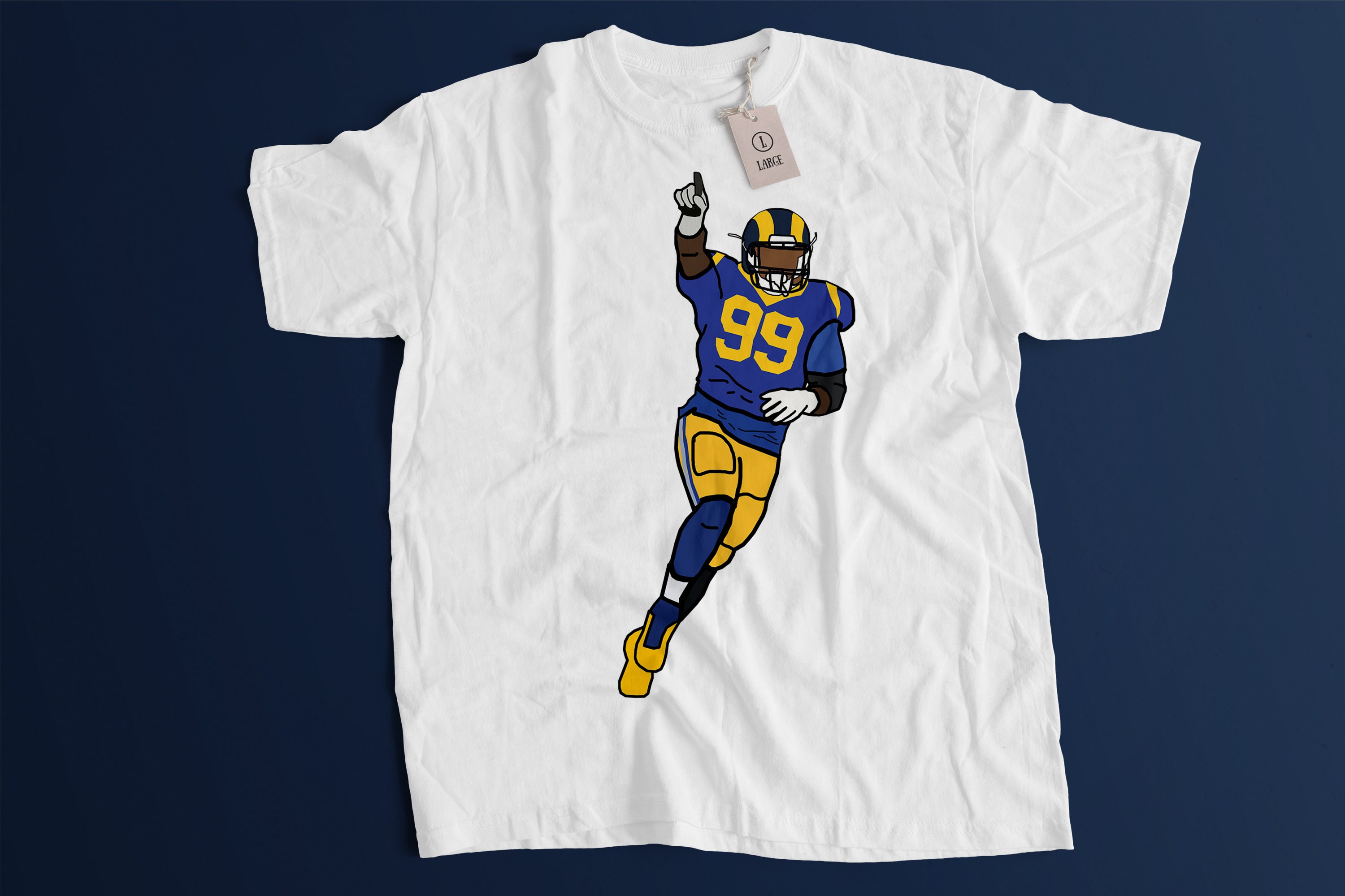 Aaron Donald Sack Celebration Nfl Los Angeles Rams Tshirt