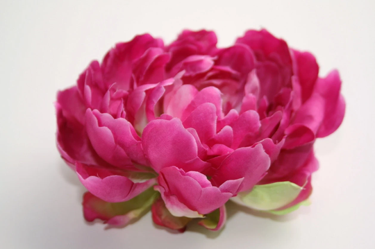 Silk Blend Peony in Fuchsia Raspberry - Artificial Flower Item 0512