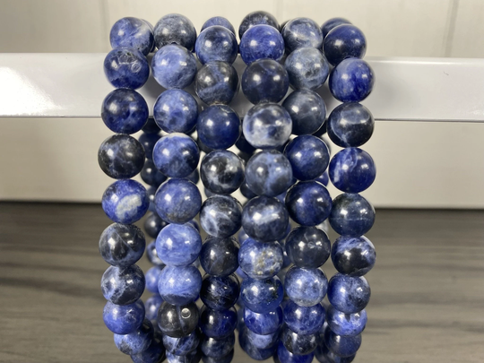 Sodalite Natural Crystal Bracelet | 8mm