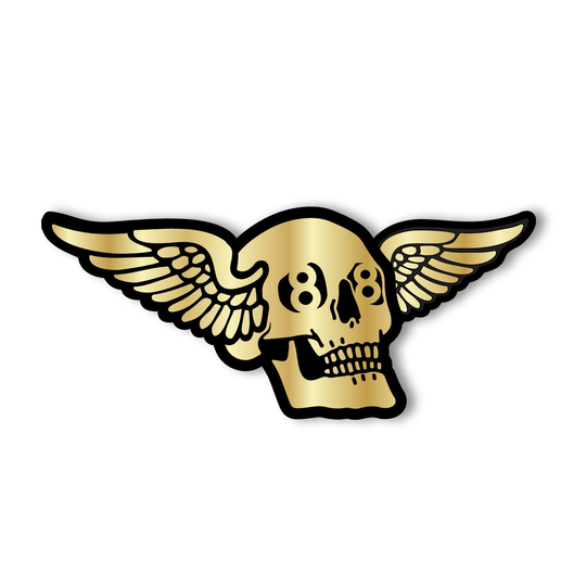 Skull Wing Sticker