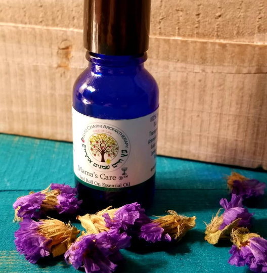 Mama's Care®™ Essential Oil Blend 15Ml Roller Essential Oil Blue Bottle Made in Israel