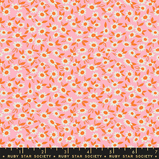 Stay Gold - Morning Blend Daisy Flower Merry Pink Melody Miller Ruby Star Society Cotton Yardage Quilting Fabric Moda Fabrics