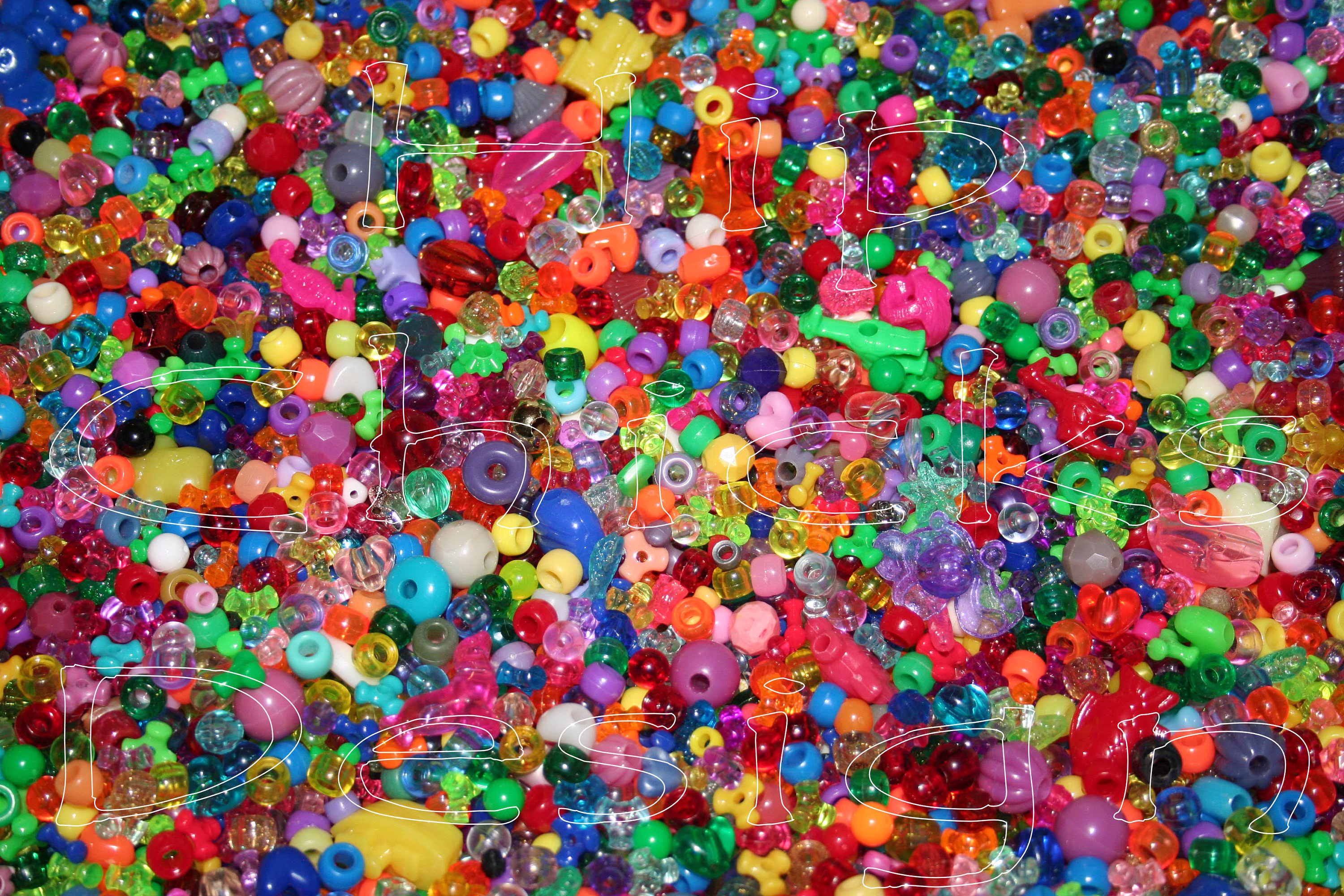 Acrylic Bead Soup Mix One Quarter Pound 4Oz. Lots Of Variety in Shapes, Sizes, & Colors Many Unique Shapes Diy Do It Yourself Projects