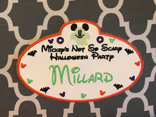 Mnsshp Cast Member Badge Id Stroller Or Scooter Personalized Tag