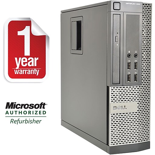 Dell 990 SFF Refurbished Desktop Computer, Intel i5, 8GB RAM, 2TB Hard Drive, Windows 10 Pro