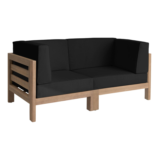 Segovia Modular Outdoor Patio Loveseat With Slipcovers by World Market