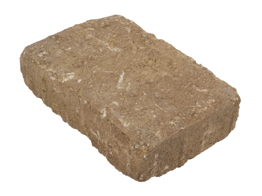 Lowe's Concord cobble 9-in L x 6-in W x 2-in H Low Country Blend Concrete Paver in Brown | 507273