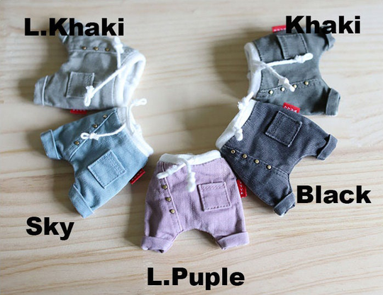 Usd 5 Color Ston Washing Button Baggy