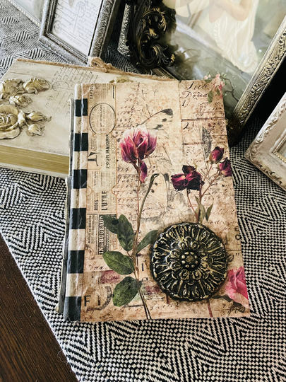 Aged & Altered Embellished Tabletop Book
