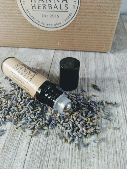 Roll On Calming Blend - Aromatherapy Blend, Lavender, Frankincense, Essential Oils, Organic Almond Oil, Jojaba Aromatherapy
