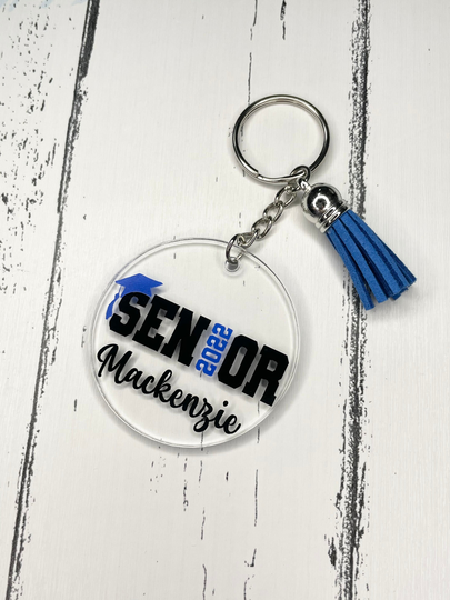 Personalized Class Of 2023 Keychain | Senior Graduate Graduation Gift