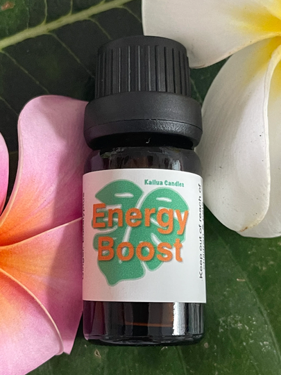 Energy Boost Hawaiian Malama Collection/Organic Essential Oil Blends/stimulate Your Senses Thus Promoting Uplifting Emotions