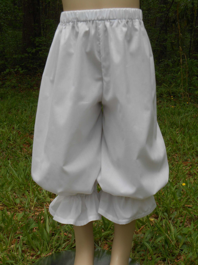 J026 Fantastic Full & Roomy Women's Bloomers And/Or Pants Undergarments, Frontier, Renaissance, Clown Pants, Red Riding Hood, Etc