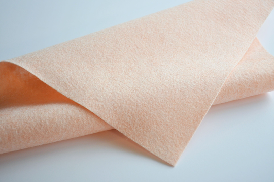 Wheat Fields Wool Felt, Merino Blend Felt Yardage, Fabric, Cream Yardage