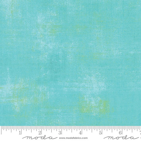 Grunge Basics - Pool Texture Blender in Blue Cotton Quilt Fabric Material Basic Grey For Moda Fabrics 30150-226 | W8165