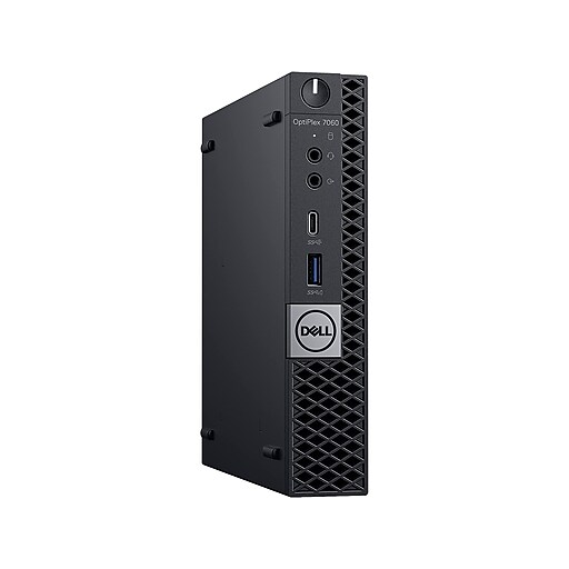 Dell OptiPlex 7060 MICRO Refurbished Desktop Computer, Intel i7, 16GB RAM, 512GB SSD (ST1-21816)