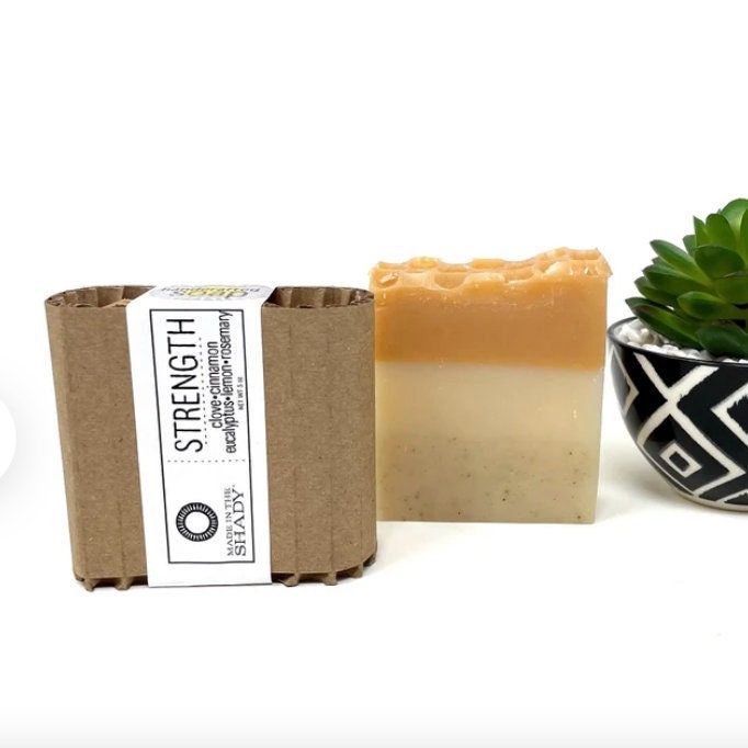 strength Immunity Blend | Raw Honey Organic Natural Soap Bar