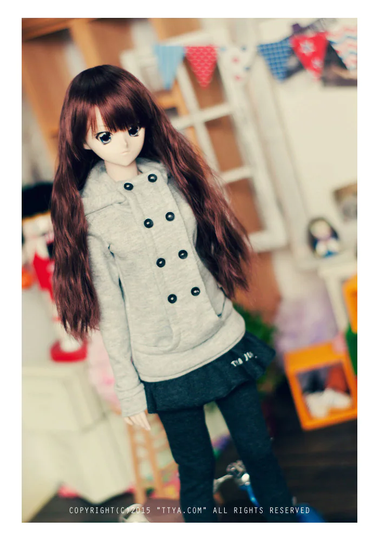 Dd Chic Hooded-T Grey