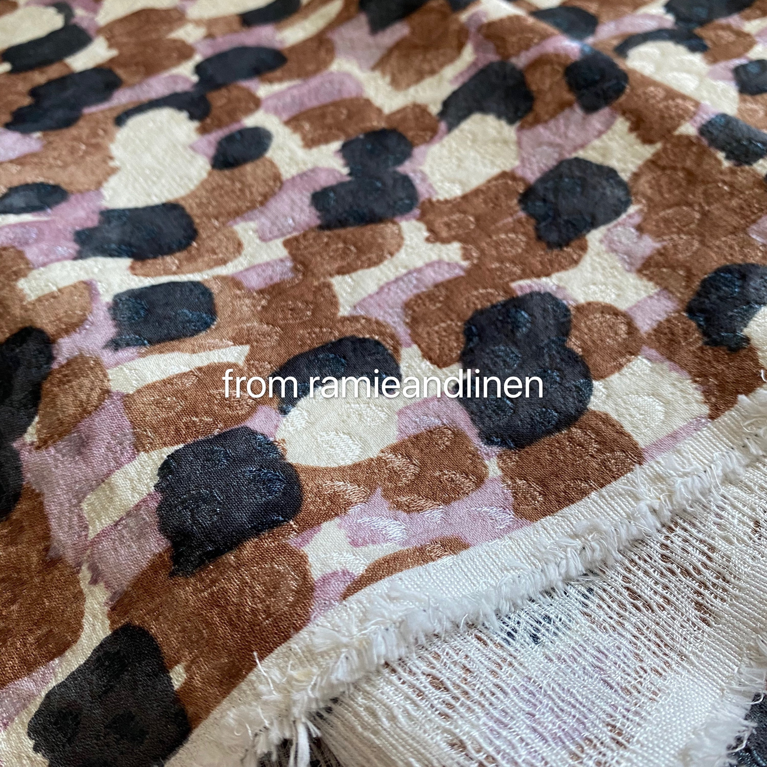 Silk Fabric, Heavy Cotton Blend Jacquard Suiting Half Yard By 43 Wide