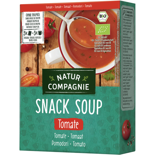 Nature Compagnie Snack Soup Tomate, 3x20g