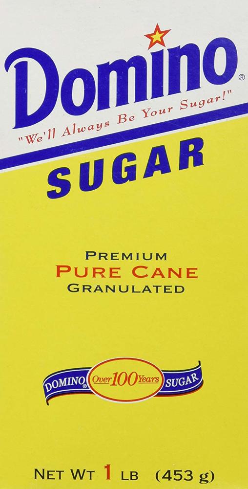 Domino Pure Cane Granulated White Sugar - 1 lb