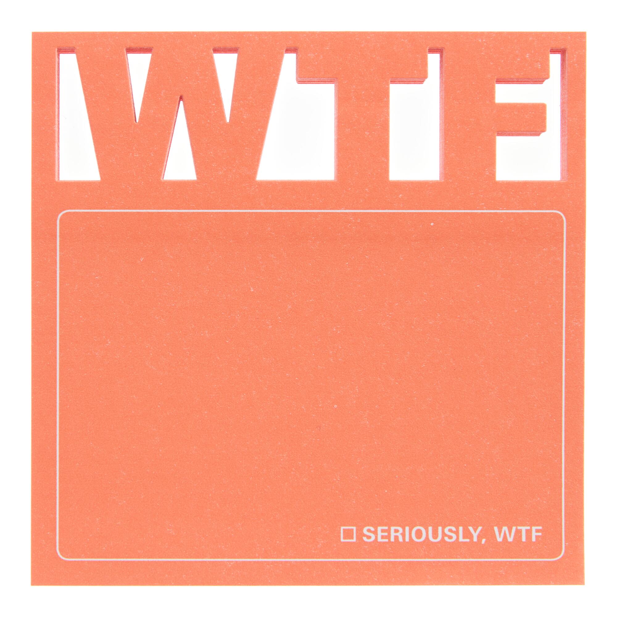 WTF Die Cut Sticky Notes by World Market