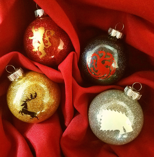 Sigil Ornament, Stag Dragon Christmas