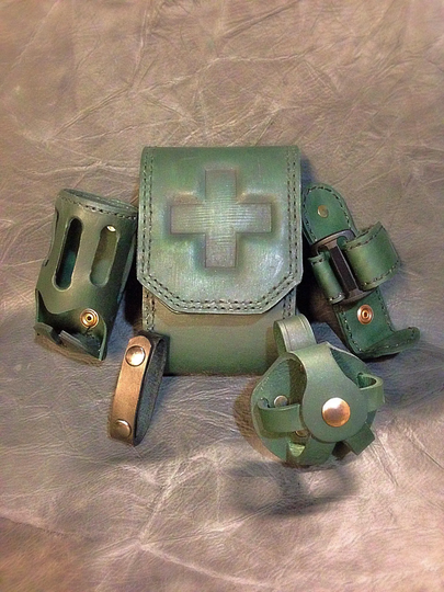 Judge Dredd Inspired Belt Pouches