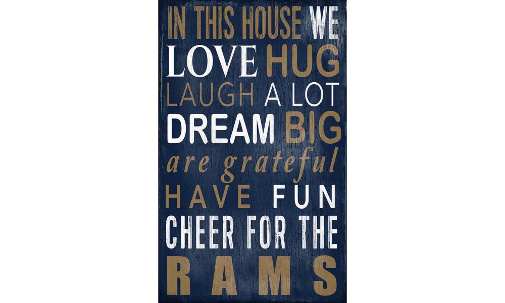 Fan Creations Los Angeles Rams 19-in H x 11-in W Sports Print | N0725-LAR