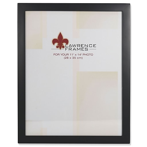 Lawrence Frames 11" x 14" Wooden Black Picture Frame (34311)