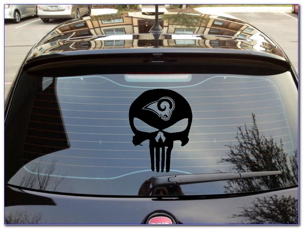 La Rams Punisher Decal