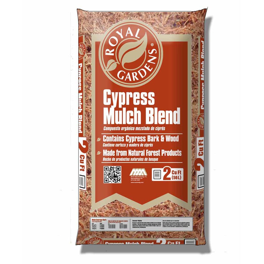 Royal Gardens Mulch 2-cu ft Natural Golden Cypress Blend Mulch | CRRG20P2