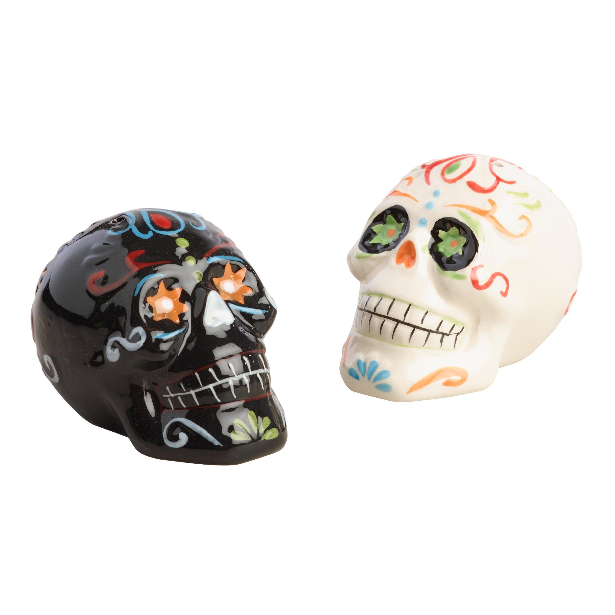 Los Muertos Ceramic Salt And Pepper Shaker Set by World Market