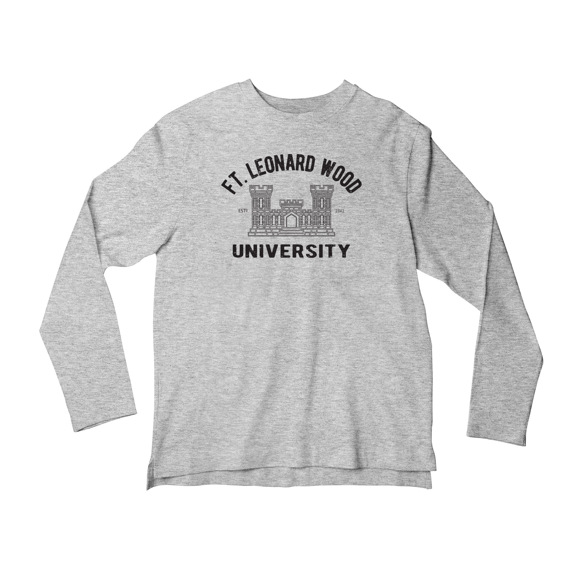 Long Sleeve Us Army Engineer Fort Leonard Wood University Unisex Shirt, T-Shirt For Women & Men