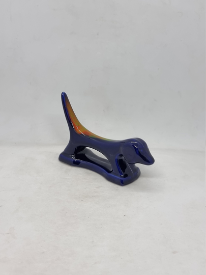 Vintage Ceramic Dog Figurine | Scandinavian Style