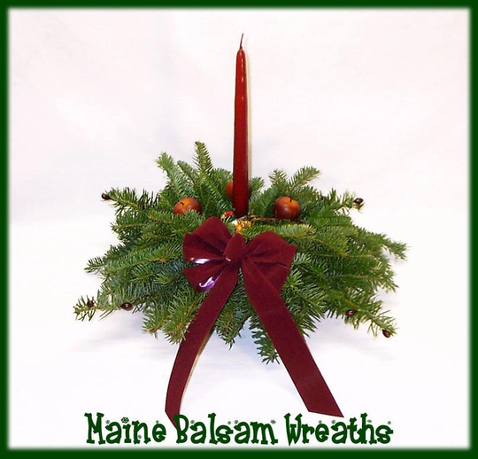 Pheasant Red Apple Centerpiece 12" & 6"