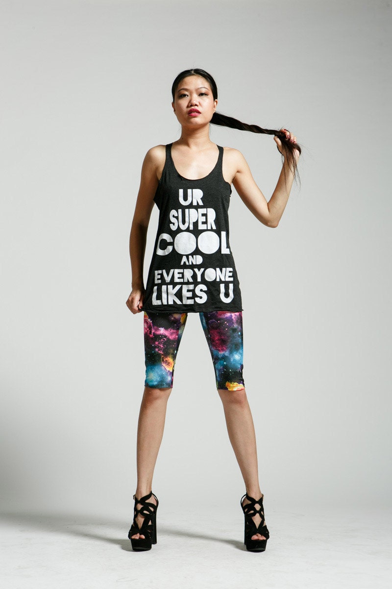 Sale Ur Super Cool Tri-Blend Oversized Racerback Tank