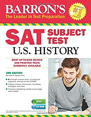 Barron's SAT Subject Test: U. S. History W/CD-ROM by Kenneth R. Senter