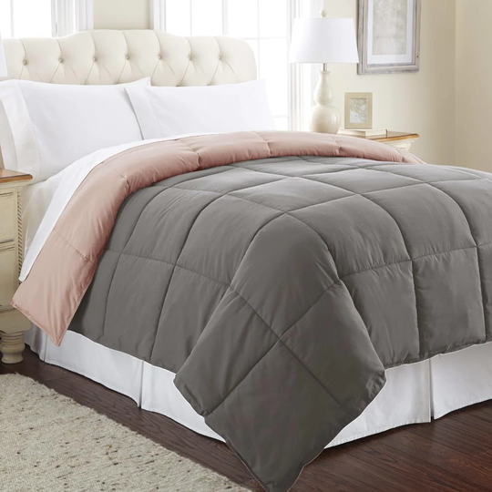 Amrapur Overseas Reversible down alternative comforter Multi Abstract Reversible Queen Comforter (Blend with Polyester Fill) | 2DWNCMFG-CMR-QN