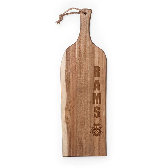 Colorado State Rams 24-Inch Artisan Acacia Serving Plank, Brown