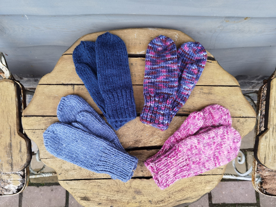 Handmade Woolen Gloves | Chunky Knit Multiple Colours