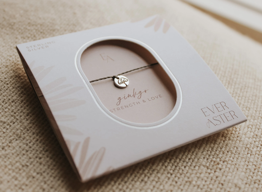 Ginkgo Bracelet, Strength & Love, Thoughtful Gifts For Friend