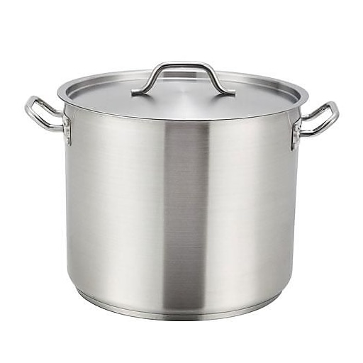 Winco Stainless Steel Stock Pot, 32 Oz. (SST-32)