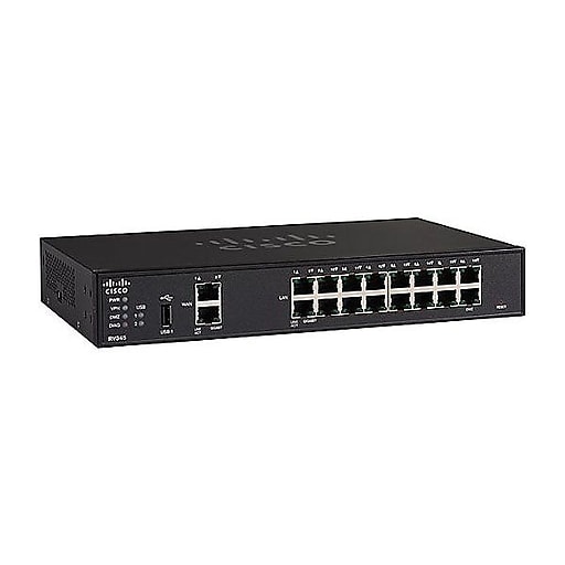 Cisco RV Series Ethernet Router, Black (RV345-K9-NA)