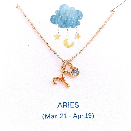 Gold Zodiac Coin Necklace/Gold Medallion Constellation Jewelry/Personalized Gift/Gift For Her/Ready To Ship Gift/Birthday Gift Kids