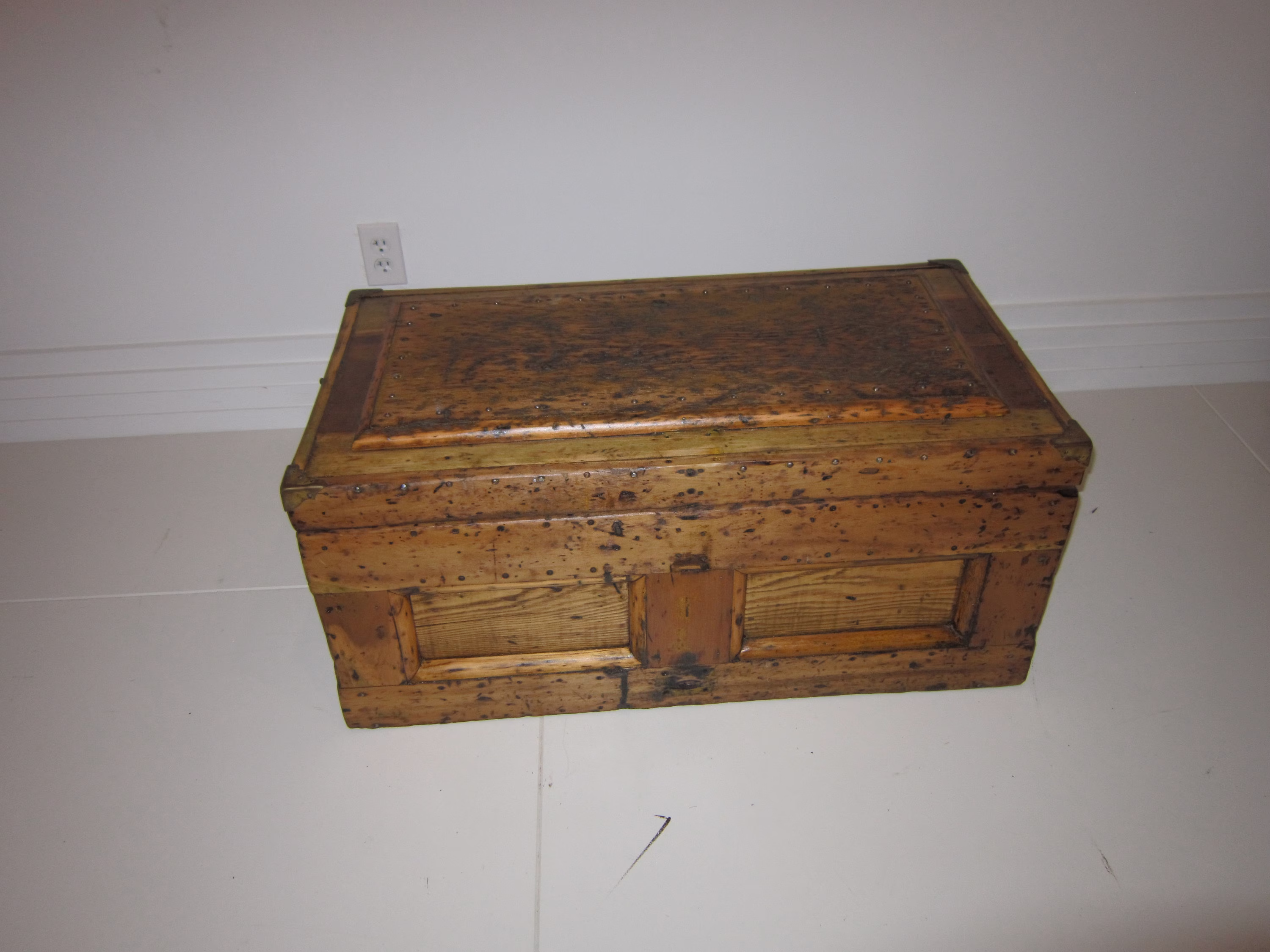 Antique Pine Trunk